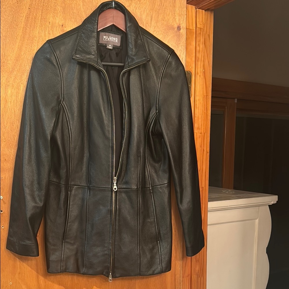 Wilsons Leather Black Women's Jacket